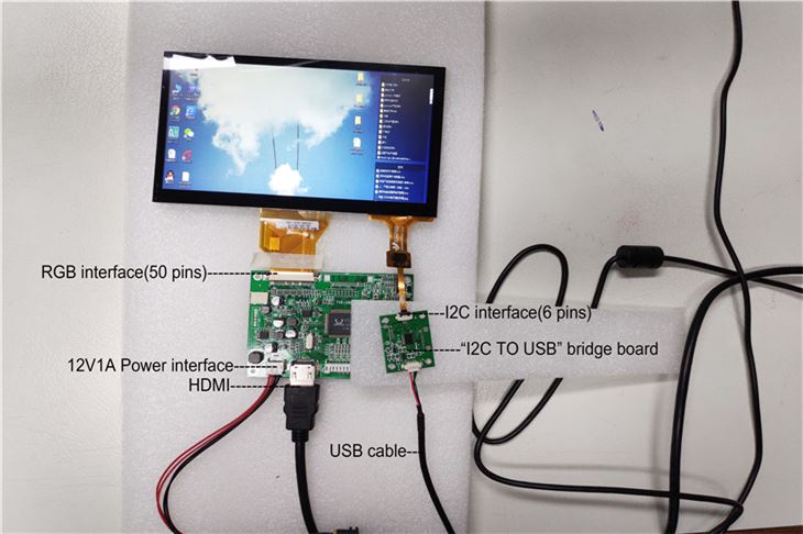 Raspberry Pi I2c Touch Ecran